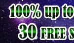 100% up to €100 & 30 Free Spins on Pulsar Slot RTG