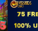 75 Free Spins & 100% Bonus up to €100 + 80 Free Spins at Silver Sands Casino